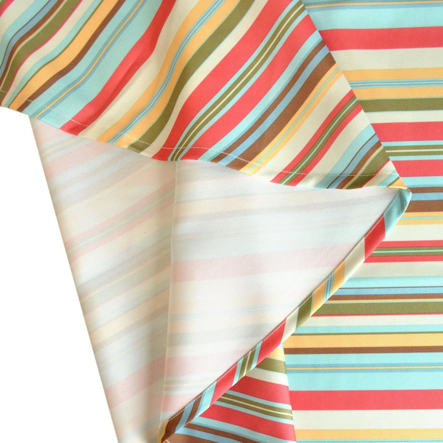 60x84 Inch Rectangular Striped Tablecloth – Waterproof & Stain-Resistant – Colorful Pattern for Indoor/Outdoor Use